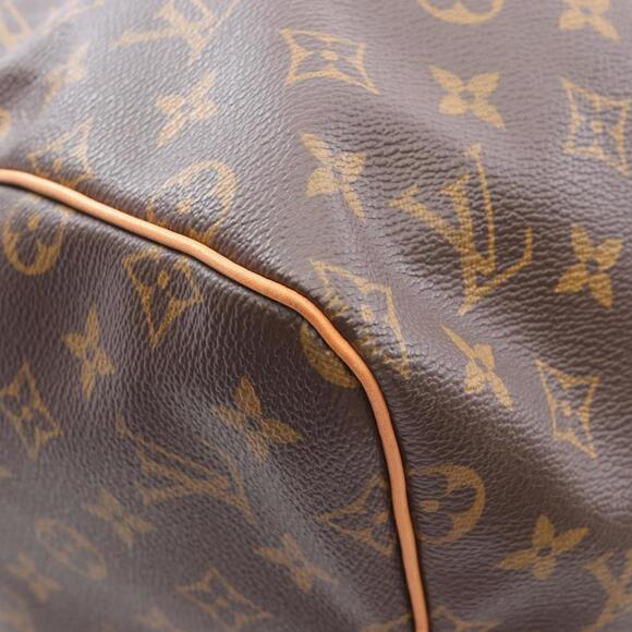LOUIS VUITTON Brown Monogram Leather Boston Bag - Picture 8 of 9